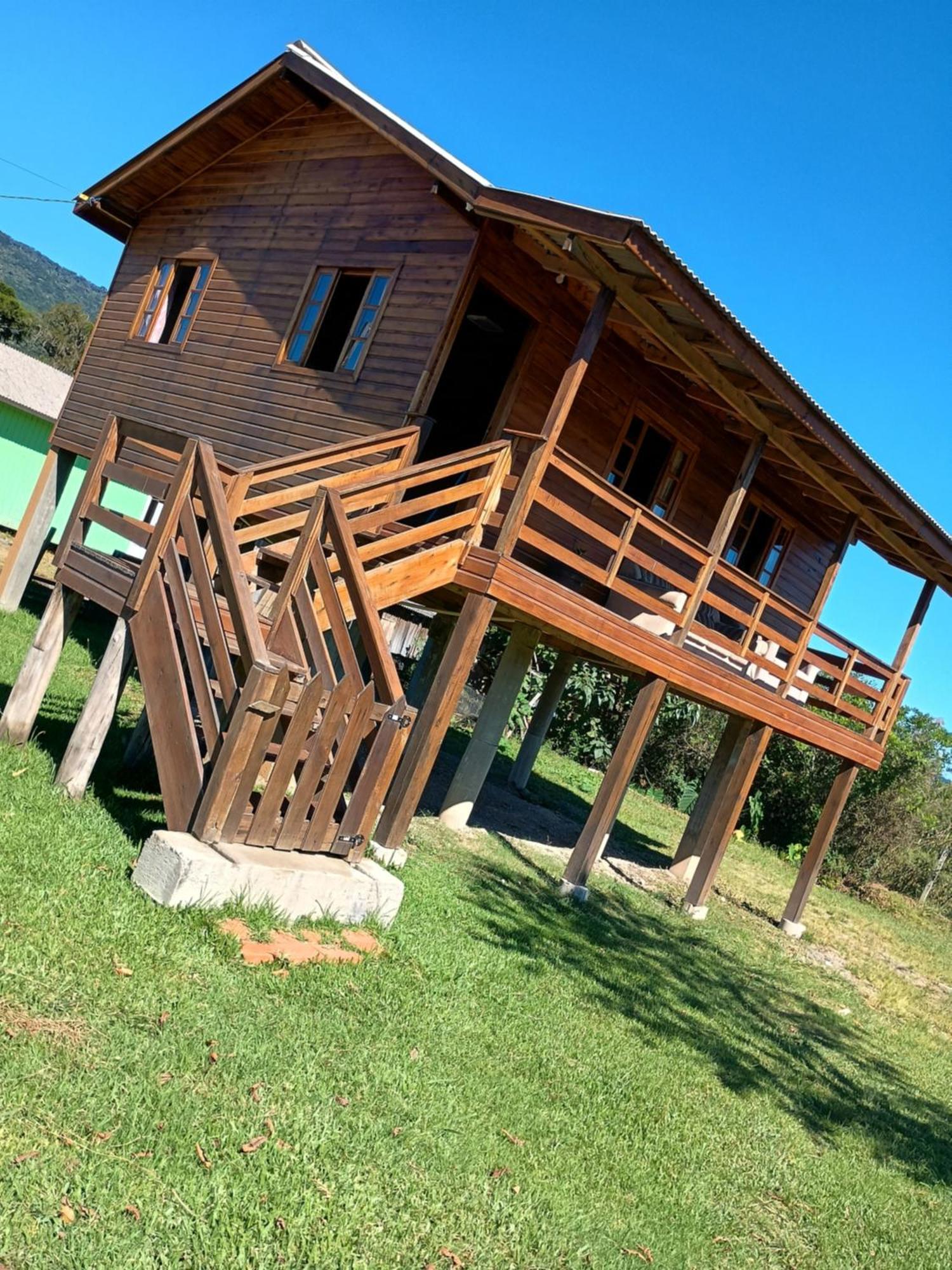 Cabana E Casa De Campo Bromelia Urubici Buitenkant foto
